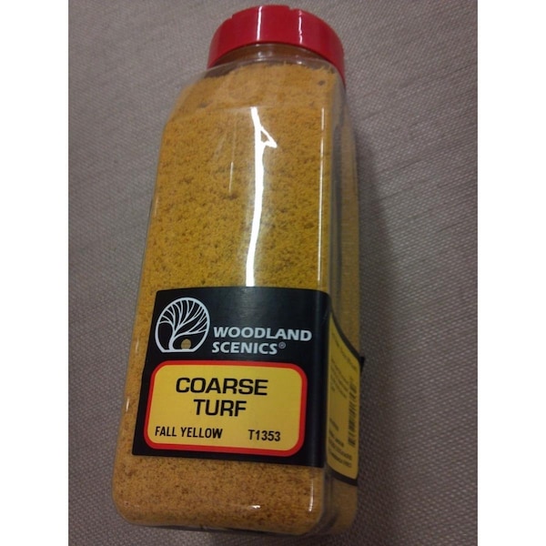 Woodland Scenics 30 oz Coarse Turf Shaker, Fall Yellow WOO1353 - main